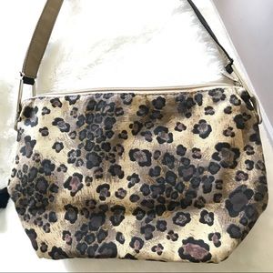 Tan/Black Animal Print Purse Bag NWOT